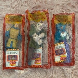1996 Hunchback of Notre Dame Burger King Toys